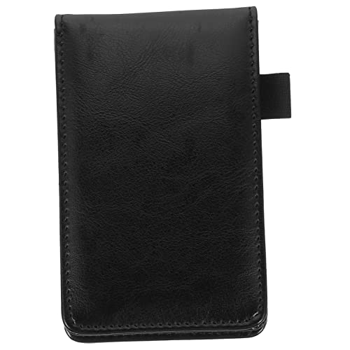 WEKAMOS Kleines Notizbuch Tragbares Memo Pad für Büro Schule und Zuhause Arbeitszubehör für Notizen Tagebuch und Kreative Ideen Schwarzes Design von WEKAMOS