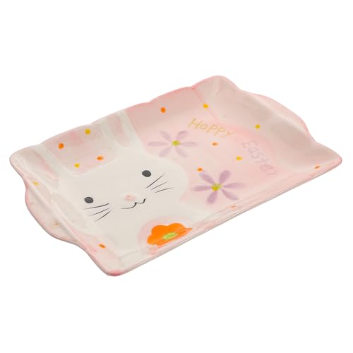 WEKAMOS Kreative Cartoon Rabbit Keramik Backform Lustige Süßigkeitenplatte Dessertständer für Tiermotiv Geschirr für Festliches Backen und Geburtstagsfeiern WEKAMOS Kreative Cartoon Rabbit Keramik Backform Lustige Süßigkeitenplatte Dessertständer für Tiermotiv Geschirr für Festliches Backen und Geburtstagsfeiern von WEKAMOS