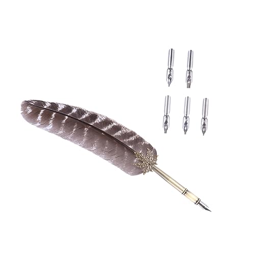 WEKAMOS Kreativer Federstift Set Retro Füllfederhalter mit Einzigartigem Federdesign für Hochzeit Party und Dekoration Kalligraphie und Persönliche Schreibprojekte WEKAMOS Kreativer Federstift Set Retro Füllfederhalter mit Einzigartigem Federdesign für Hochzeit Party und Dekoration Kalligraphie und Persönliche Schreibprojekte von WEKAMOS