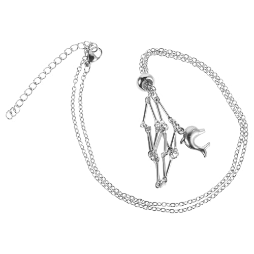 WEKAMOS Kristall Halskette Kristallhalter Halskettenkäfig Makramee-halskette Mit Kristallhalter Kristallhalskettenhalter Für Steine Käfighalskette Für Kristalle Kristallkäfig Metall Silver WEKAMOS Kristall Halskette Kristallhalter Halskettenkäfig Makramee-halskette Mit Kristallhalter Kristallhalskettenhalter Für Steine Käfighalskette Für Kristalle Kristallkäfig Metall Silver von WEKAMOS