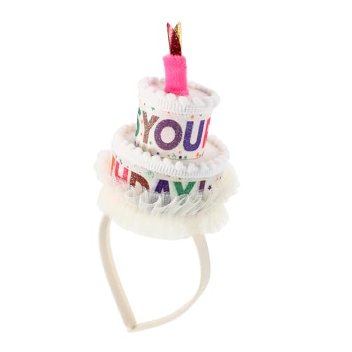 WEKAMOS Kuchen Stirnband Geburtstagsmütze Stirnband Stirnbänder für Mädchen lustige kopfbedeckung Spaßige Kopfbedeckung leere Stirnbänder Kit zur Herstellung von Stirnbändern Stoff Weiß WEKAMOS Kuchen Stirnband Geburtstagsmütze Stirnband Stirnbänder für Mädchen lustige kopfbedeckung Spaßige Kopfbedeckung leere Stirnbänder Kit zur Herstellung von Stirnbändern Stoff Weiß von WEKAMOS