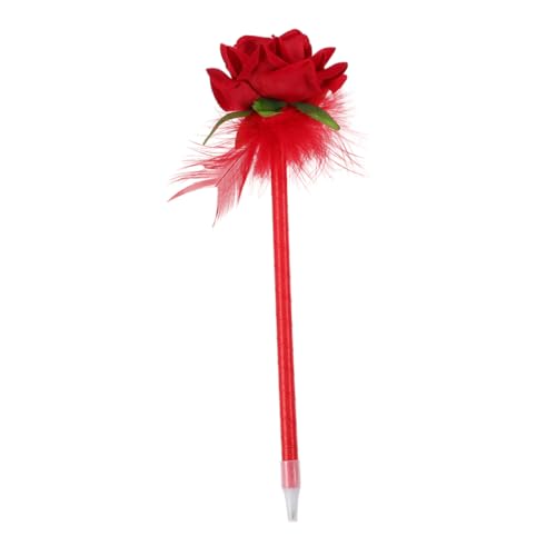 WEKAMOS Künstliche Blumen Gel Ink Stift Kreativer Kugelschreiber Flüssig Gel Ink Rollerball Stift Für Mädchen Frauen Home Office School Dekoration Supplies von WEKAMOS
