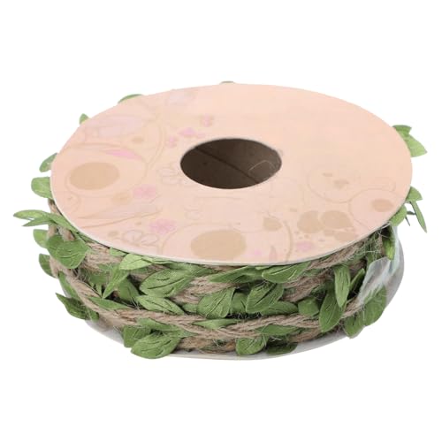 WEKAMOS Künstliches Blattband Hanfseil Dekoratives Seil für DIY Gestaltung für Hochzeiten Garten und Wanddekoration Vielseitig Einsetzbar von WEKAMOS