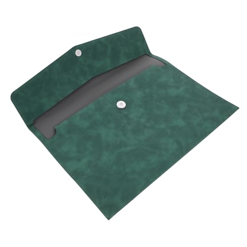 WEKAMOS Kunstleder Dokumententasche Vertikal Wiederverwendbar Leicht Wasserabweisend Für Büro Schüler Steuerunterlagen Organizer Tasche Grün WEKAMOS Kunstleder Dokumententasche Vertikal Wiederverwendbar Leicht Wasserabweisend Für Büro Schüler Steuerunterlagen Organizer Tasche Grün von WEKAMOS