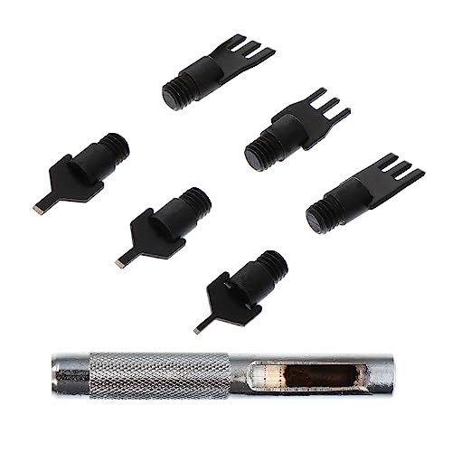 WEKAMOS Leder Lochstanzer Set Hochwertige Prong Werkzeuge für Präzises Lochen von Geldbörsen Gürteln und Handtaschen für DIY Lederverarbeitung Langlebig und Robust WEKAMOS Leder Lochstanzer Set Hochwertige Prong Werkzeuge für Präzises Lochen von Geldbörsen Gürteln und Handtaschen für DIY Lederverarbeitung Langlebig und Robust von WEKAMOS