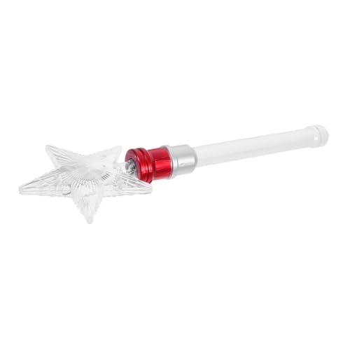 WEKAMOS Leuchtender Rotierender Sternzauberstab für Leichtes LED Party Accessoire Kabelloser Lichtstab für Festivals Konzerte Fasching und Prinzessinnenkostüme von WEKAMOS