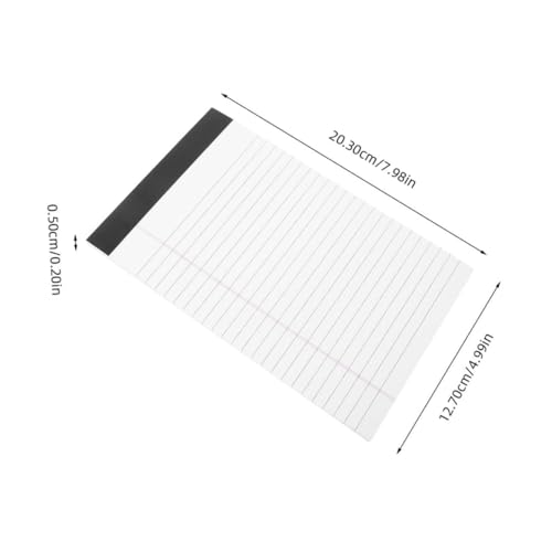 WEKAMOS Liniertes Notizbuch Teiliges Abreißbares Memo Pad mit Breitem Zeilenabstand Handliches Klassisches Schreibblock Notizheft für Büro Schule To Do Listen und Terminplanung WEKAMOS Liniertes Notizbuch Teiliges Abreißbares Memo Pad mit Breitem Zeilenabstand Handliches Klassisches Schreibblock Notizheft für Büro Schule To Do Listen und Terminplanung von WEKAMOS