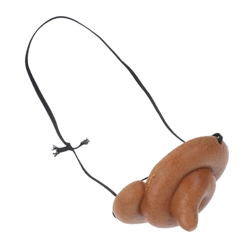 WEKAMOS Lustige Poop Augenklappe Cosplay Augenpflaster mit Realistischem Kackendesign Bequem und Langlebig Party Requisite für und Verkleidungen von WEKAMOS