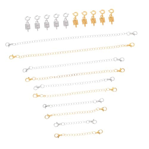 WEKAMOS Magnetische Verschlüsse für Schmuckherstellung Kettenverlängerungen mit und Schwanzring für Diy Armbänder Teiliges Set WEKAMOS Magnetische Verschlüsse für Schmuckherstellung Kettenverlängerungen mit und Schwanzring für Diy Armbänder Teiliges Set von WEKAMOS