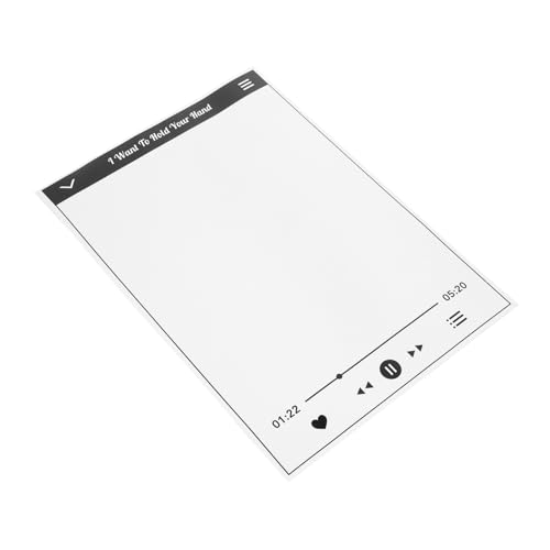 WEKAMOS Magnetische Whiteboard Kühlschranktafel Abwischbar Notizblock Magnetisches To-do-listen Board für Organisation und Erinnerungen im Haushalt Büro von WEKAMOS