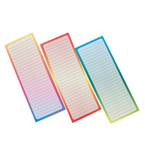 WEKAMOS Magnetisches Notizblock mit Farbverlauf pro Block Magnetische Haftnotizen für Kühlschrank und Metallflächen Multifunktional Abreißbar Modernes Design Praktische To Do Listen und WEKAMOS Magnetisches Notizblock mit Farbverlauf pro Block Magnetische Haftnotizen für Kühlschrank und Metallflächen Multifunktional Abreißbar Modernes Design Praktische To Do Listen und von WEKAMOS