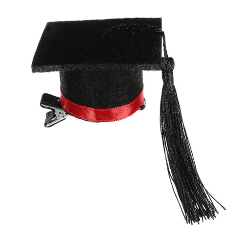 WEKAMOS Mini Doktorhut Haarklammer Rot mit Quaste Leichte Stabile Abschlussfeier Haarspange für Mädchen und Frauen Vielseitiges Party Accessoire Einfach zu Tragen und Sicherer Halt WEKAMOS Mini Doktorhut Haarklammer Rot mit Quaste Leichte Stabile Abschlussfeier Haarspange für Mädchen und Frauen Vielseitiges Party Accessoire Einfach zu Tragen und Sicherer Halt von WEKAMOS