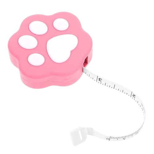 WEKAMOS Mini Maßband Katze Pfote Tragbares Flexibles Maßband mit Süßem Cartoon design Langlebig und Präzise für Körpermaße Wie und Hüfte Praktisches Werkzeug für Frauen Zufällige Farbe von WEKAMOS