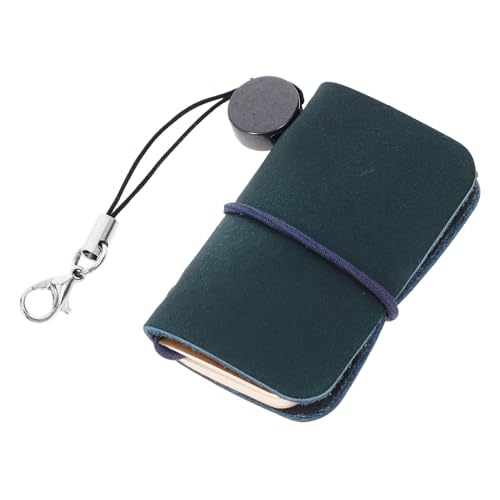 WEKAMOS Mini Notizblock Handliches Notizbuch aus Ölwachskunstleder Tragbares Schreibheft für Büro Schule und Alltag Planer Notizbuch in Dunkelblau für Schüler und Berufstätige WEKAMOS Mini Notizblock Handliches Notizbuch aus Ölwachskunstleder Tragbares Schreibheft für Büro Schule und Alltag Planer Notizbuch in Dunkelblau für Schüler und Berufstätige von WEKAMOS