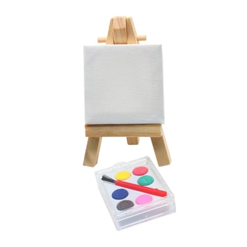 WEKAMOS Mini Staffelei Teilig aus Holz und Kunststoff Mini Leinwand DIY Landschaftsbau Zubehör Langlebig und Kreativ für Puppenhaus und Mikro Landschaft WEKAMOS Mini Staffelei Teilig aus Holz und Kunststoff Mini Leinwand DIY Landschaftsbau Zubehör Langlebig und Kreativ für Puppenhaus und Mikro Landschaft von WEKAMOS