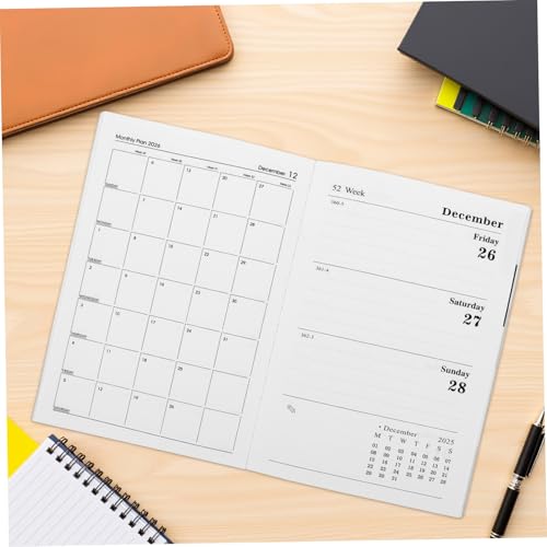 WEKAMOS Monatsplaner mit Holografischem PU Cover Kompakter Pocket Travel Kalender Organizer Notizbuch für Effiziente Terminplanung und Kreatives Journaling WEKAMOS Monatsplaner mit Holografischem PU Cover Kompakter Pocket Travel Kalender Organizer Notizbuch für Effiziente Terminplanung und Kreatives Journaling von WEKAMOS