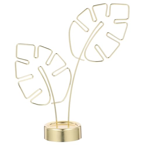 WEKAMOS Monstera Tischkartenhalter aus Metall Eleganter Memo Clip für Hochzeiten Geburtstagsfeiern Graduierungen und für Fotos Visitenkarten und Notizen Goldfarbene Tischdekoration WEKAMOS Monstera Tischkartenhalter aus Metall Eleganter Memo Clip für Hochzeiten Geburtstagsfeiern Graduierungen und für Fotos Visitenkarten und Notizen Goldfarbene Tischdekoration von WEKAMOS
