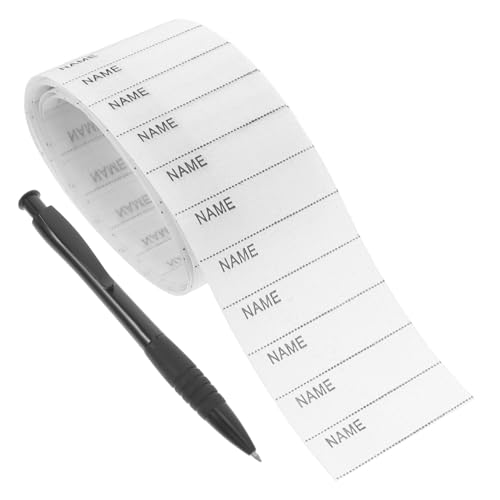 WEKAMOS Namensetiketten für Selbstklebende Waschbare Textilaufkleber für Schuluniformen Personalisierbare Kinderkleidung Etiketten Einfache Beschriftung Vielseitig für Shirts und Rucksäcke WEKAMOS Namensetiketten für Selbstklebende Waschbare Textilaufkleber für Schuluniformen Personalisierbare Kinderkleidung Etiketten Einfache Beschriftung Vielseitig für Shirts und Rucksäcke von WEKAMOS