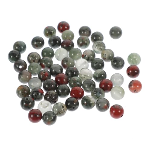 WEKAMOS Natürliche Afrikanische Blutstein perlen mit DIY Schmuckperlen für Halsketten Armbänder Schmuckherstellung Robuste Abstandshalter für Basteln und Auffädeln WEKAMOS Natürliche Afrikanische Blutstein perlen mit DIY Schmuckperlen für Halsketten Armbänder Schmuckherstellung Robuste Abstandshalter für Basteln und Auffädeln von WEKAMOS