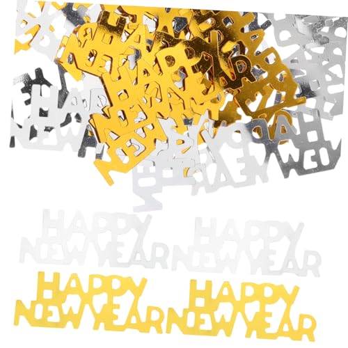 WEKAMOS Neujahrs-party-konfetti aus Bunte Tischdeko Happy Year Langlebige Silvester Feier Dekoration für Zuhause Einladungen und Bastelideen WEKAMOS Neujahrs-party-konfetti aus Bunte Tischdeko Happy Year Langlebige Silvester Feier Dekoration für Zuhause Einladungen und Bastelideen von WEKAMOS