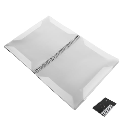 WEKAMOS Notenmappe für Musiker Seitig PP Material Musikordner mit Rutschfestem Halter Verstellbarem Notizdesign Schützend für Klavier Gitarre Bass und Band WEKAMOS Notenmappe für Musiker Seitig PP Material Musikordner mit Rutschfestem Halter Verstellbarem Notizdesign Schützend für Klavier Gitarre Bass und Band von WEKAMOS