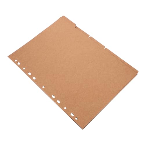 WEKAMOS Ordner Trennblätter aus Kraftpapier mit Abnehmbaren Farbigen Registerreitern Lose Trenner für Ringordner Notizbücher und Dokumentenorganisation für Schule und Büro WEKAMOS Ordner Trennblätter aus Kraftpapier mit Abnehmbaren Farbigen Registerreitern Lose Trenner für Ringordner Notizbücher und Dokumentenorganisation für Schule und Büro von WEKAMOS