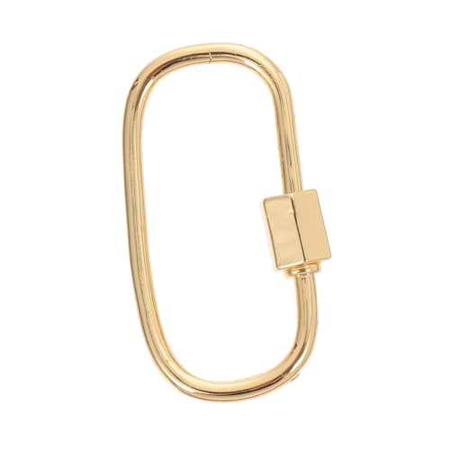WEKAMOS Ovaler Schraubverschluss für Schmuck DIY Geometrischer Verbindungskarabiner Langlebiger Schmuckanhänger Glatte Oberfläche Vielseitig als Schlüsselanhänger und Schmuckverbinder WEKAMOS Ovaler Schraubverschluss für Schmuck DIY Geometrischer Verbindungskarabiner Langlebiger Schmuckanhänger Glatte Oberfläche Vielseitig als Schlüsselanhänger und Schmuckverbinder von WEKAMOS