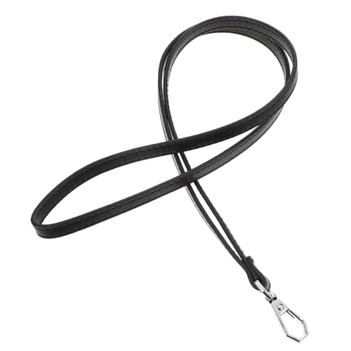 WEKAMOS PU Handykarten Lanyard mit Schwarzem PU Lederband Leichtes Umhängeband für Ausweise Schlüssel und Mobiltelefone Praktisches Verlust Zubehör für Schule Arbeit und Outdoor WEKAMOS PU Handykarten Lanyard mit Schwarzem PU Lederband Leichtes Umhängeband für Ausweise Schlüssel und Mobiltelefone Praktisches Verlust Zubehör für Schule Arbeit und Outdoor von WEKAMOS
