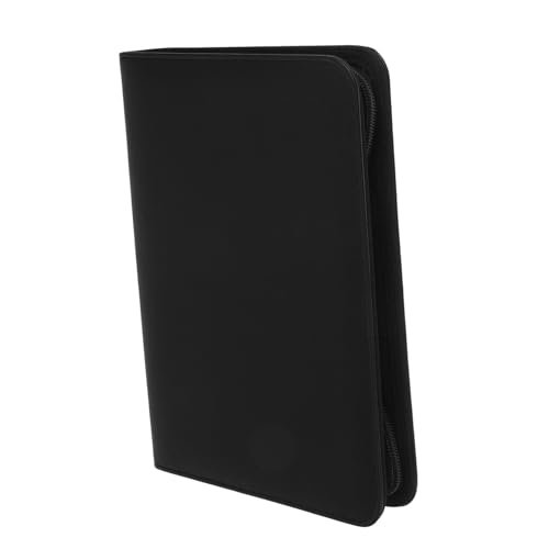 WEKAMOS PU Leder Zipper Padfolio Organizer mit Ringbuchfunktion für Business Dokumente und Visitenkarten Großer Stauraum Sicherer Reißverschluss Vielseitiger Aktenordner für Beruf und WEKAMOS PU Leder Zipper Padfolio Organizer mit Ringbuchfunktion für Business Dokumente und Visitenkarten Großer Stauraum Sicherer Reißverschluss Vielseitiger Aktenordner für Beruf und von WEKAMOS