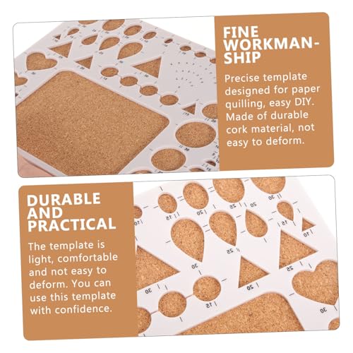 WEKAMOS Papier Quilling Schablone DIY Präzisions template für Basteln Wiederverwendbares Kompaktes Werkzeug für Präzise Formen Ergonomisch und Vielseitig für Papierkunst Zuhause von WEKAMOS