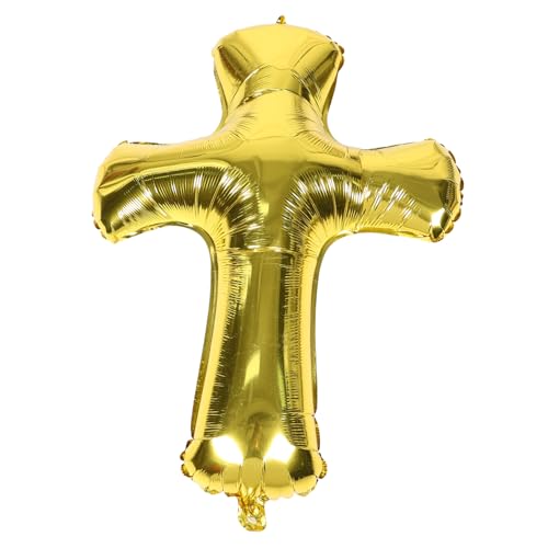 WEKAMOS Partyballons Ornament Für Taufe Kreuzform Aluminium Folienballons Kreuzdekor Sakrament Party Dekoration Hochzeitsballoons WEKAMOS Partyballons Ornament Für Taufe Kreuzform Aluminium Folienballons Kreuzdekor Sakrament Party Dekoration Hochzeitsballoons von WEKAMOS