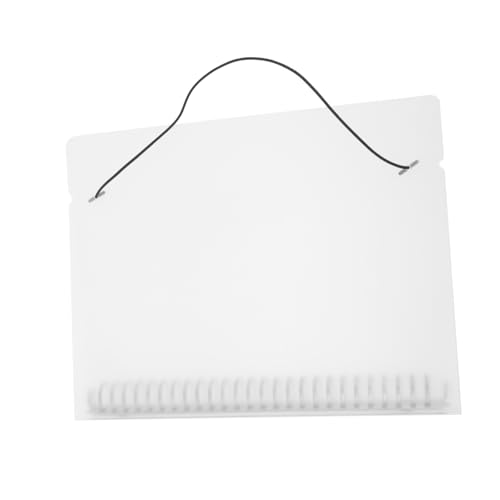 WEKAMOS Planner Binder Cover Frosted Translucent PP Material Langlebig Kratzfest Ordnerhülle für Büro Schule und Studium von WEKAMOS
