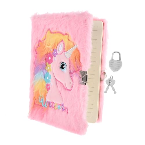 WEKAMOS Plüsch notizbuch mit Schloss Einhorn Cartoon Tagebuch für Mädchen und Jungen Flauschiges Multifunktions schreibbuch Handliches Format Glatte Blätter Süßes Rosa WEKAMOS Plüsch notizbuch mit Schloss Einhorn Cartoon Tagebuch für Mädchen und Jungen Flauschiges Multifunktions schreibbuch Handliches Format Glatte Blätter Süßes Rosa von WEKAMOS