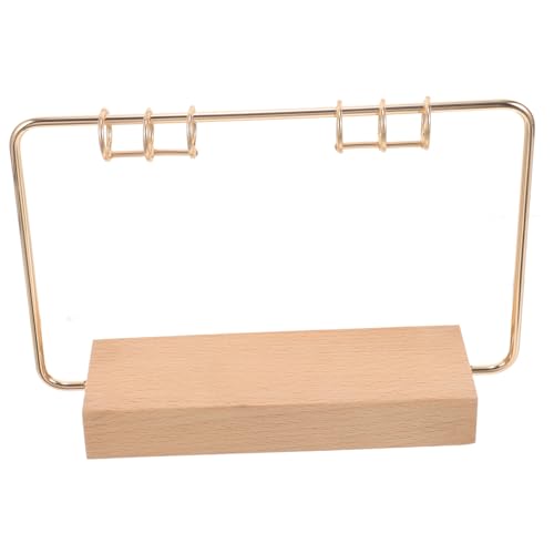 WEKAMOS Praktische Tischkalenderhalterung aus Stabilem Edelstahl und Holz Eleganter Aufstellständer für Schreibtisch und Kommode Langlebiger Kalenderständer mit Kreativem Design als WEKAMOS Praktische Tischkalenderhalterung aus Stabilem Edelstahl und Holz Eleganter Aufstellständer für Schreibtisch und Kommode Langlebiger Kalenderständer mit Kreativem Design als von WEKAMOS