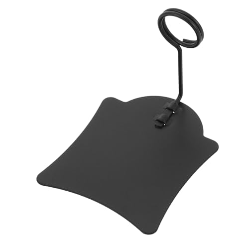 WEKAMOS Preisschild Inhaber der Tischnummer süßer Büroklammerhalter Tischkarten für die Tischdekoration Desktop-Notizordner Menühalterständer Halter für Büroklammern speichern Metall Black von WEKAMOS