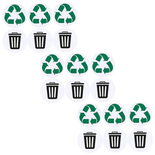 WEKAMOS Recycling Aufkleber Teilig Selbstklebend PVC Mülltonnen Beschriftung Wiederverwendbar Müllklassifizierungszeichen für Zuhause Büro Hotel Restaurant WEKAMOS Recycling Aufkleber Teilig Selbstklebend PVC Mülltonnen Beschriftung Wiederverwendbar Müllklassifizierungszeichen für Zuhause Büro Hotel Restaurant von WEKAMOS