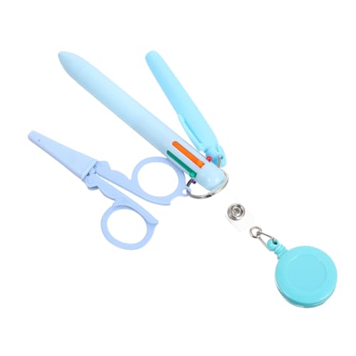 WEKAMOS Retraktiver Nurse Badge Holder mit Kugelschreiber Klappschere und Textmarker für Ärzte und Pflegepersonal im und Büro WEKAMOS Retraktiver Nurse Badge Holder mit Kugelschreiber Klappschere und Textmarker für Ärzte und Pflegepersonal im und Büro von WEKAMOS