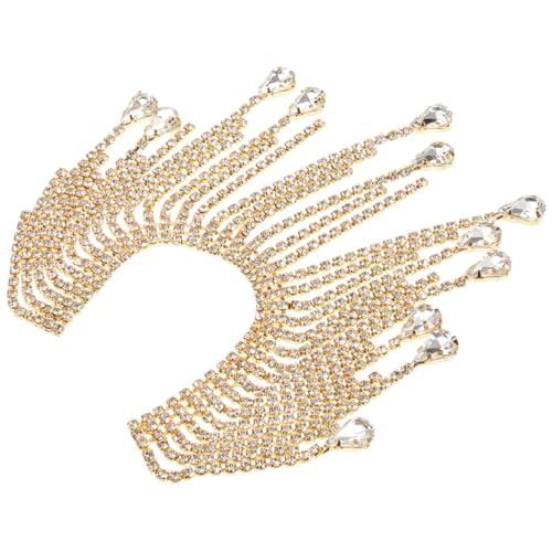 WEKAMOS Rhinestone Tassel Trim Kette Strass Fransenborte zum Annähen für Kleidung Jacke DIY Schmuck Accessoires Schulter und Halsbereich Dekoration WEKAMOS Rhinestone Tassel Trim Kette Strass Fransenborte zum Annähen für Kleidung Jacke DIY Schmuck Accessoires Schulter und Halsbereich Dekoration von WEKAMOS