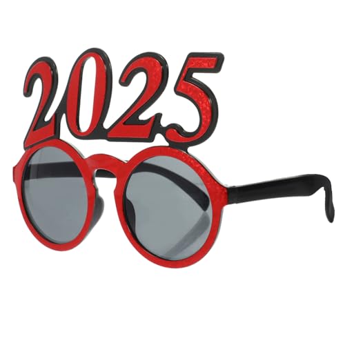 WEKAMOS Rote Neujahrsbrille für Partys und Abschlussfeiern Lustige Foto Requisiten für Erwachsene Auffällige und Stilvolle Brillen für Unvergessliche WEKAMOS Rote Neujahrsbrille für Partys und Abschlussfeiern Lustige Foto Requisiten für Erwachsene Auffällige und Stilvolle Brillen für Unvergessliche von WEKAMOS