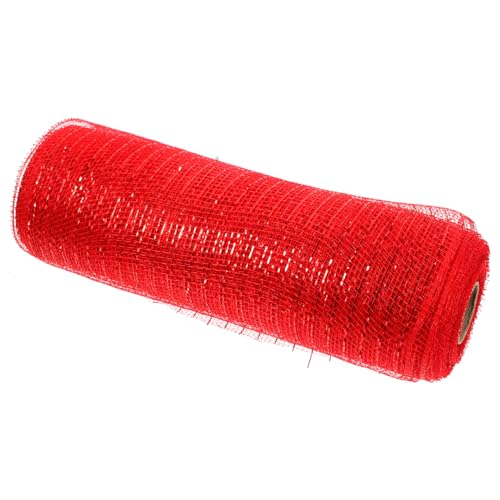 WEKAMOS Rotes Netzband für Blumenkränze DIY Bastelnetzband Blumenverpackung Deko Verpackungsnetz Vielseitig Zuschneidbar Leicht Lagerbar WEKAMOS Rotes Netzband für Blumenkränze DIY Bastelnetzband Blumenverpackung Deko Verpackungsnetz Vielseitig Zuschneidbar Leicht Lagerbar von WEKAMOS