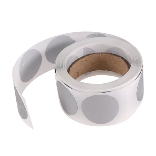 WEKAMOS Runder Aufkleber Selbstklebend DIY Geschenketiketten Rubbelaufkleber Für Geburtstags Hochzeitspapier Premium PVC Material Ohne Rückstände Entfernen von WEKAMOS