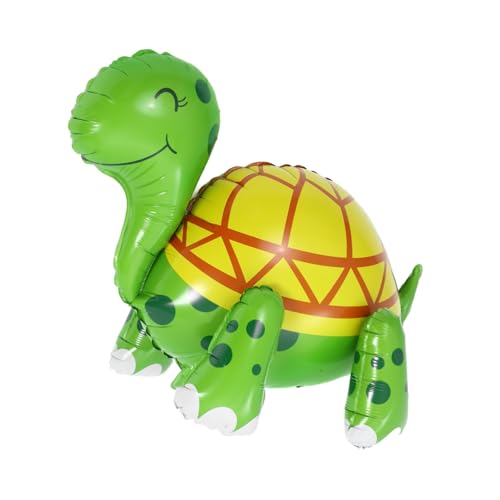 WEKAMOS Schildkrötenballon Geburtstag Pool-Party- party zubehör aufblasbare schildkröte Luftballons mit Tiermotiven aufblasbare Ballondekoration Aluminiumfolie Green von WEKAMOS