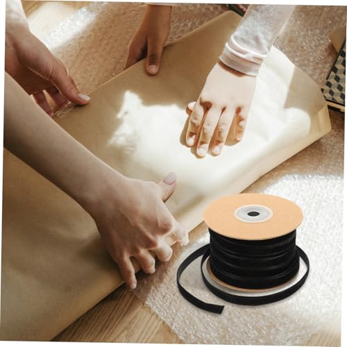 WEKAMOS Schwarzes Samtband Dicht Gewebtes Geschenkband für DIY Handwerk Haaraccessoires Geschenkverpackung und Festliche Dekoration Langlebiges Dekoband für Hochzeiten und Kreative WEKAMOS Schwarzes Samtband Dicht Gewebtes Geschenkband für DIY Handwerk Haaraccessoires Geschenkverpackung und Festliche Dekoration Langlebiges Dekoband für Hochzeiten und Kreative von WEKAMOS