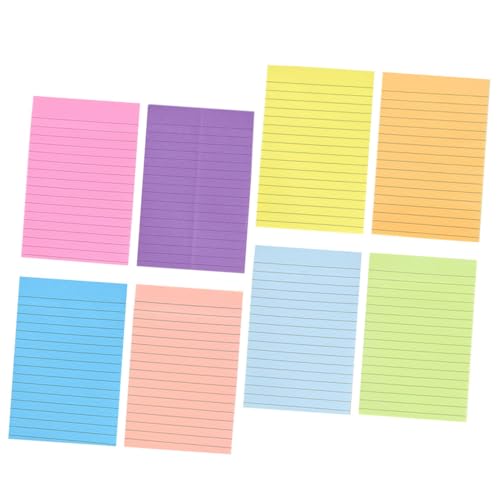 WEKAMOS Selbstklebende Haftnotizen Farbige Karteikarten mit Liniendesign für Schule und Büro für Effektive Organisation und Notizen WEKAMOS Selbstklebende Haftnotizen Farbige Karteikarten mit Liniendesign für Schule und Büro für Effektive Organisation und Notizen von WEKAMOS