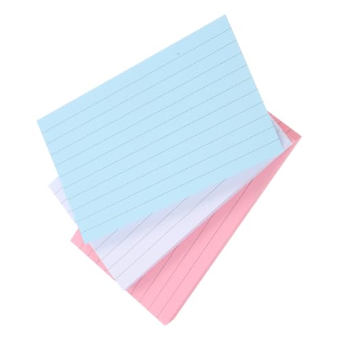 WEKAMOS Selbstklebende Notizblöcke Liniert Haftnotizen für Schule und Büro Praktische Memo Pads und Vielseitige Anwendung für Wände Computer und von WEKAMOS