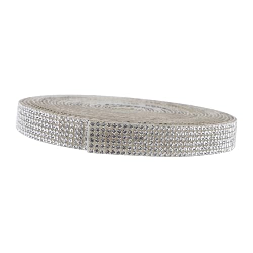 WEKAMOS Selbstklebendes Strassband Yards DIY Kristall Rhinestone Ribbon zum Basteln Reihen Funkelndes Dekorationsband für Hochzeiten Kostüme Vasen und Handwerksprojekte WEKAMOS Selbstklebendes Strassband Yards DIY Kristall Rhinestone Ribbon zum Basteln Reihen Funkelndes Dekorationsband für Hochzeiten Kostüme Vasen und Handwerksprojekte von WEKAMOS