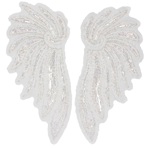 WEKAMOS Sew Wing Patch Stickerei Applikation Flügel Dekoration für Kleidung DIY Kostüm Zubehör Langlebig Farbbeständig Vielseitig für Jacken Hüte Kostüme Geeignet von WEKAMOS
