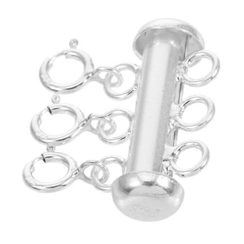 WEKAMOS Silberne Halsketten Verschluss mit Feder und Magnetring für Mehrstrang Schmuck Verhedderung Layering Verschluss DIY Schmuck Zubehör für Damen für Besondere Anlässe WEKAMOS Silberne Halsketten Verschluss mit Feder und Magnetring für Mehrstrang Schmuck Verhedderung Layering Verschluss DIY Schmuck Zubehör für Damen für Besondere Anlässe von WEKAMOS