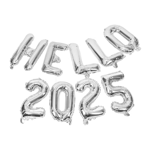 WEKAMOS Silberne Hello Aluminiumfolie Ballon Dekoration Strapazierfähige Neujahrs Party Luftballons Vielseitige Fotorequisiten für Neujahrsfeier Sicher und Einfach zu Verwenden WEKAMOS Silberne Hello Aluminiumfolie Ballon Dekoration Strapazierfähige Neujahrs Party Luftballons Vielseitige Fotorequisiten für Neujahrsfeier Sicher und Einfach zu Verwenden von WEKAMOS