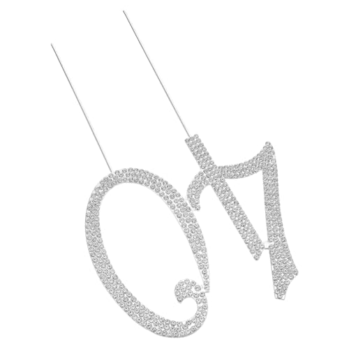 WEKAMOS Silberner Jahre Cake Topper mit Glitzerstein Wiederverwendbar und Stabil Einfache Kuchenstecker für Geburtstag oder Hochzeitstag Partydekoration WEKAMOS Silberner Jahre Cake Topper mit Glitzerstein Wiederverwendbar und Stabil Einfache Kuchenstecker für Geburtstag oder Hochzeitstag Partydekoration von WEKAMOS